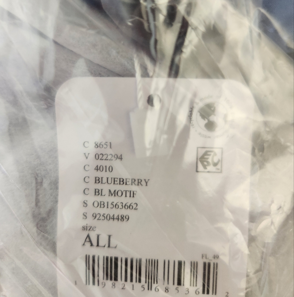 FP Movement Blueberry Quilted Carryall Shoulder Bag Tote Free People Hobo Blue - Picture 9 of 12